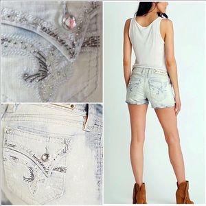 🌸Rock Revival Faded Distressed Shorts NWT